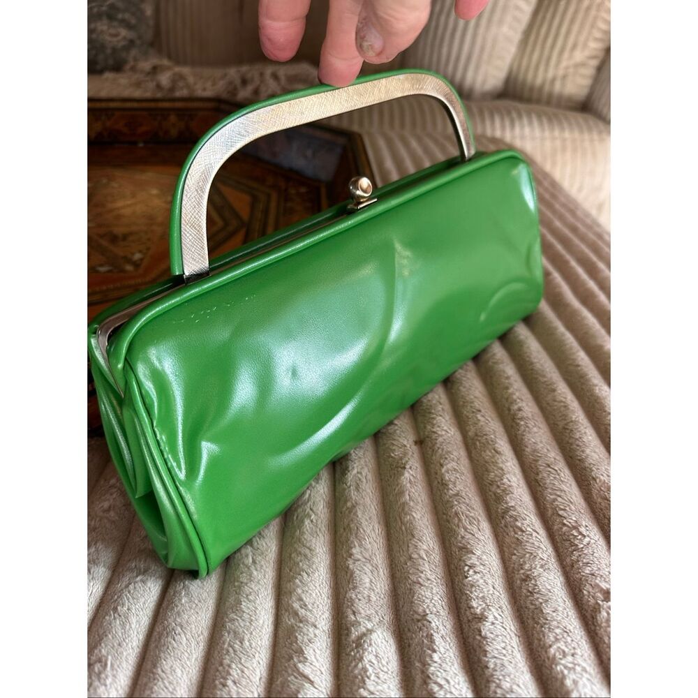 Vintage green purse - Picture 3 of 5
